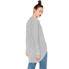 Zara OVERSIZED SHIRT White Navy