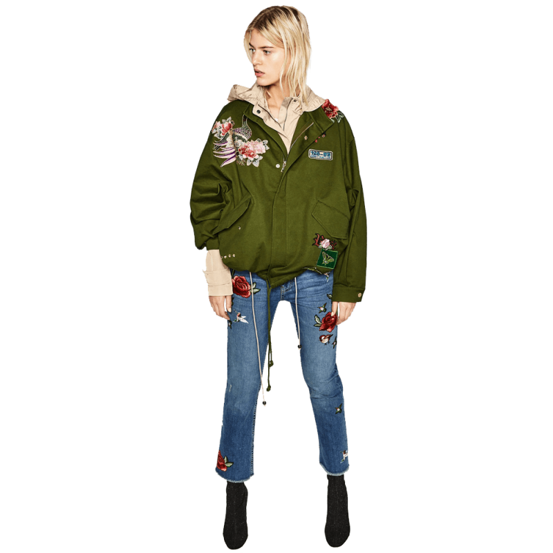 Zara ROSES PARKA