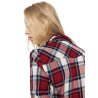 Zara V-NECK CHECK SHIRT
