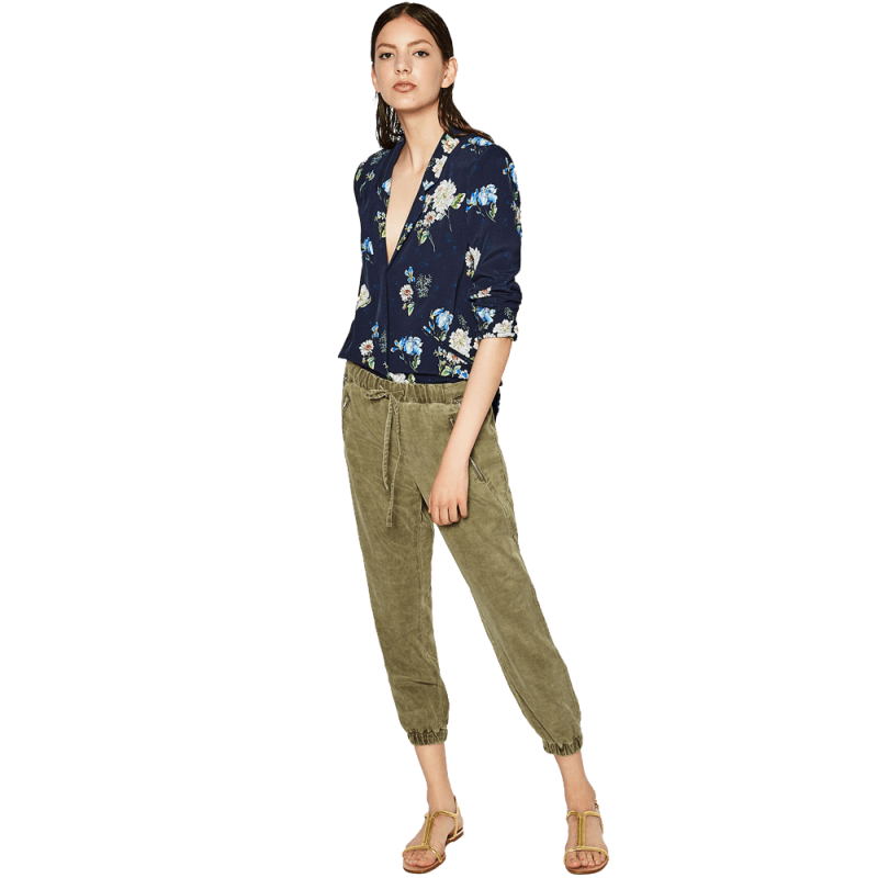 Zara ZIPPED JOGGING TROUSERS