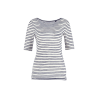 Sleeve Deep V Neck Tee