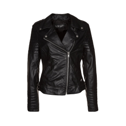 Buttonless Suede Jacket