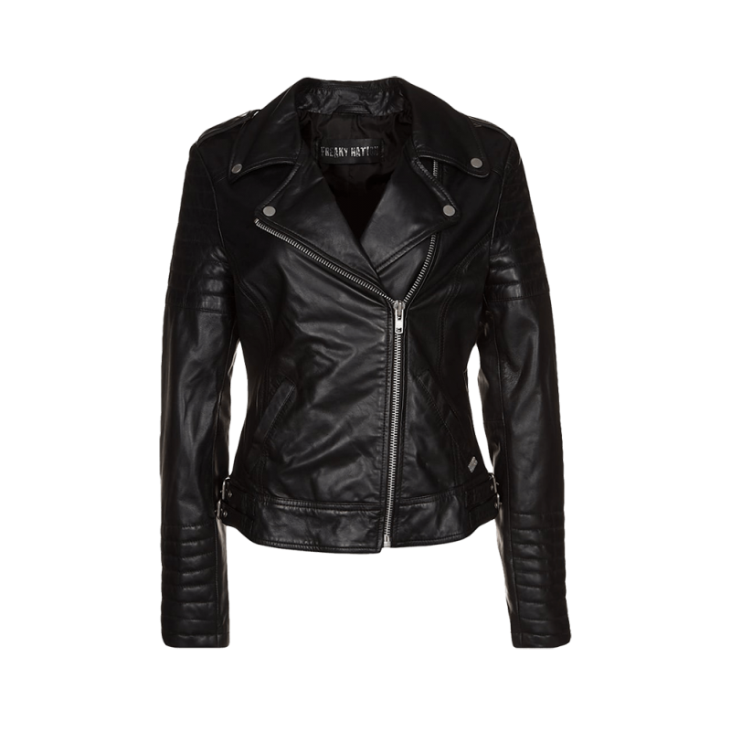 Buttonless Suede Jacket