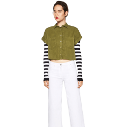 Zara CROPPED SHIRT