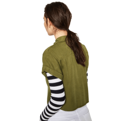 Zara CROPPED SHIRT