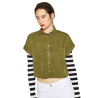 Zara CROPPED SHIRT