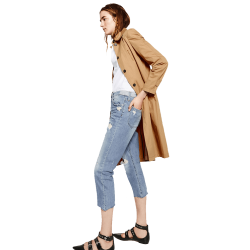 Zara MID-RISE CIGARETTE JEANS